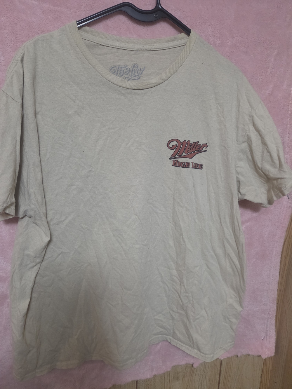 Beige Graphic Tee - Men’s Casual Shirt